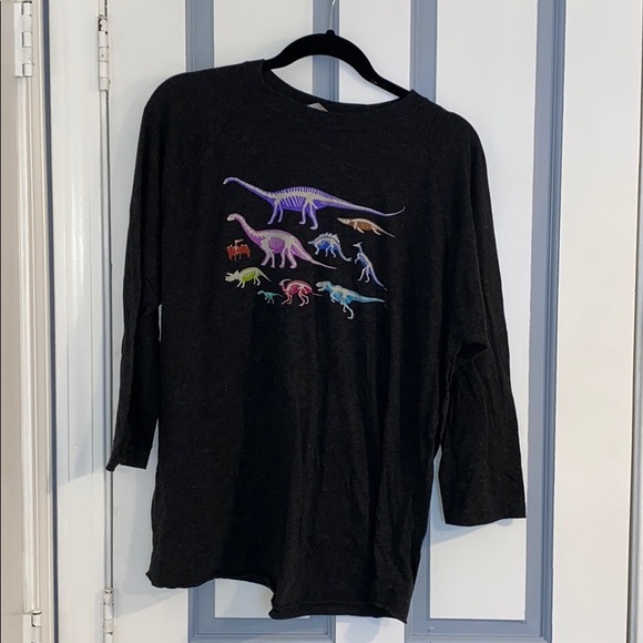 Next Level Dinosaur Jersey Tee - Picture 1 of 4